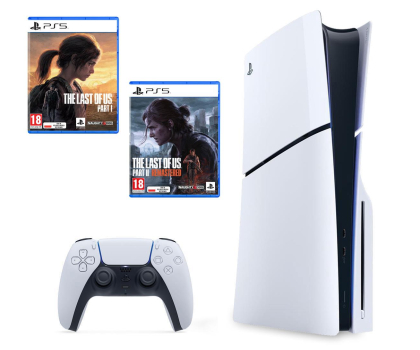 Konsola PS5 Sony PlayStation 5 Slim + The Last of Us Part I / II